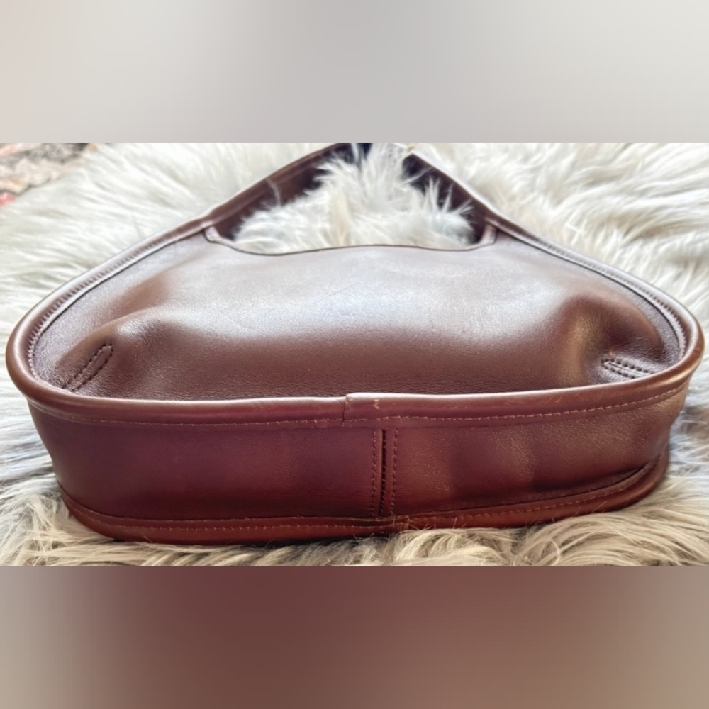 Vintage Coach Leather Ergo Mini 9027 Shoulder Bag Mahogany Small - Picture 3 of 7